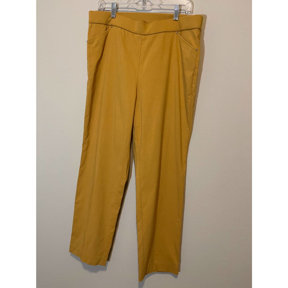 Avenue Mustard Yellow Pants- Size 14